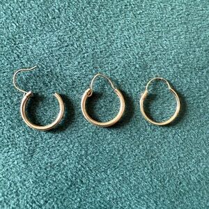 14k Gold Hoop Earrings